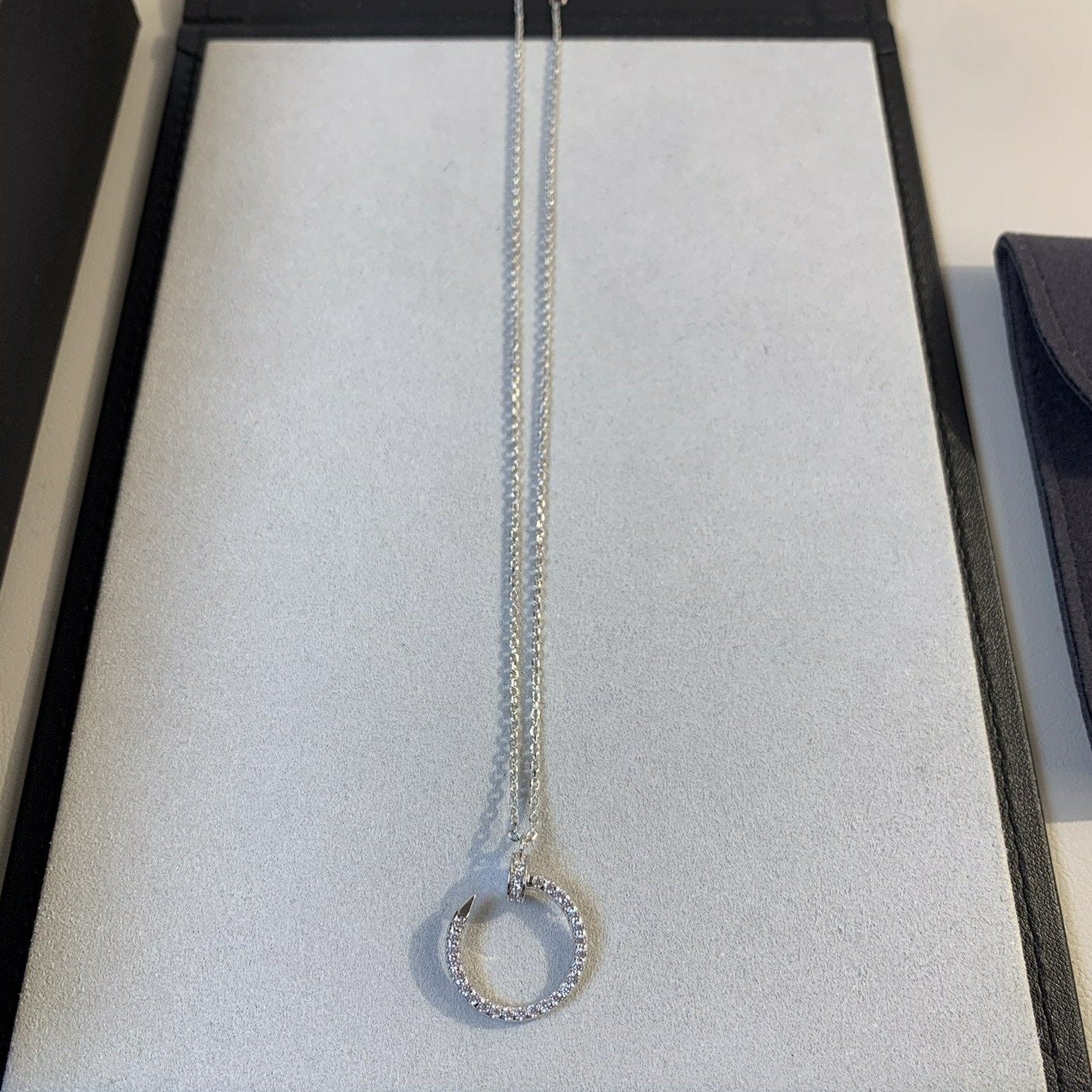 Mysitc JUSTE NECKLACE SILVER DIAMONDS