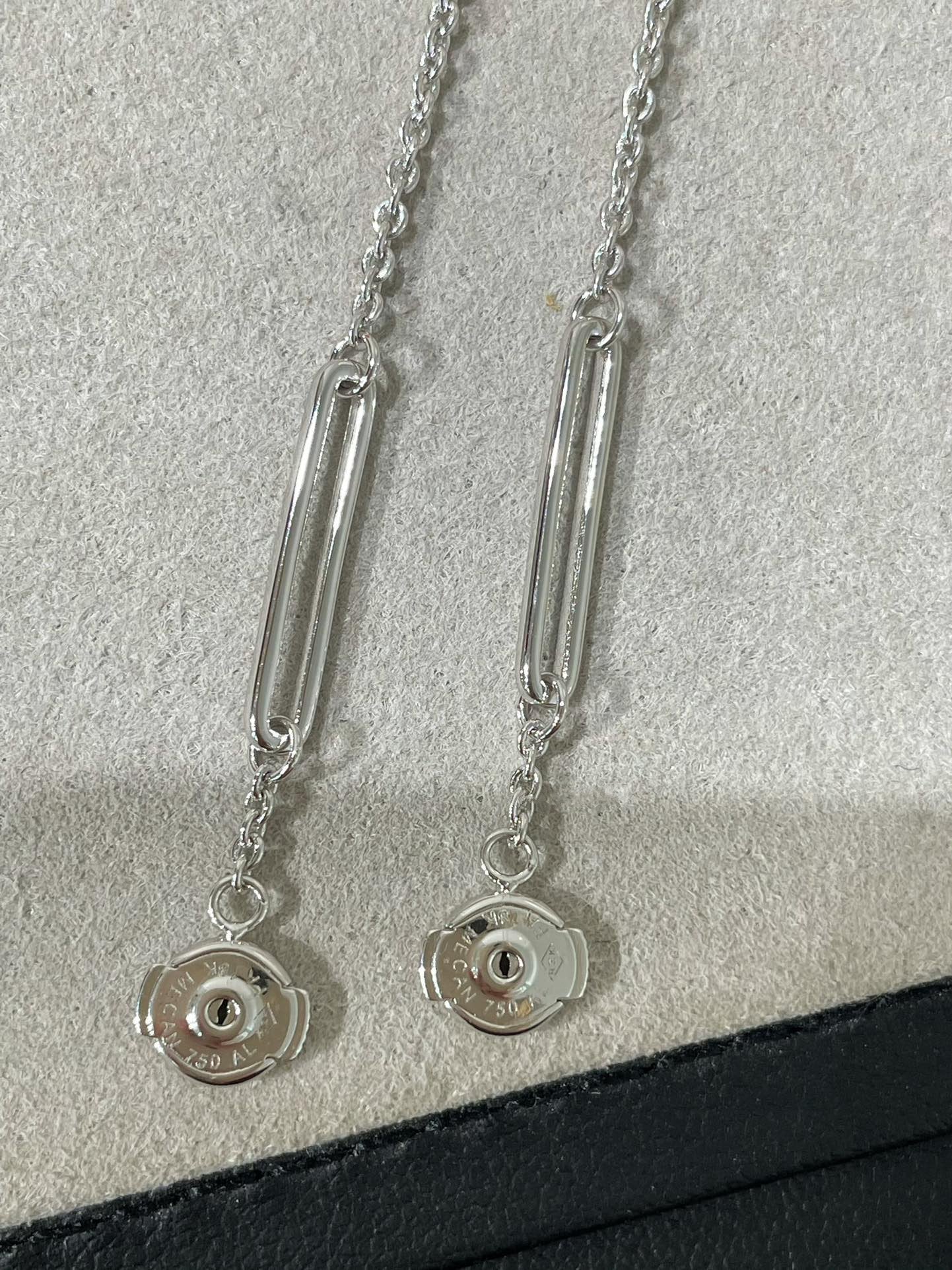 Mysitc CHAINE CHAOS DIAMOND DROP EARRINGS