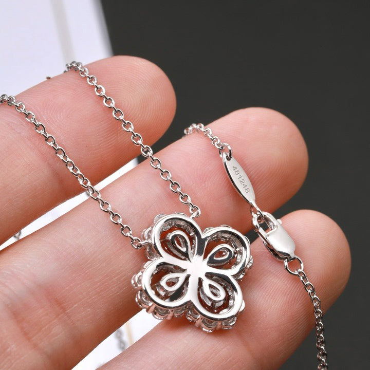 Mysitc LOOP NECKLACE FULL MOTIF DIAMOND 16MM MULTIPLE COLORS