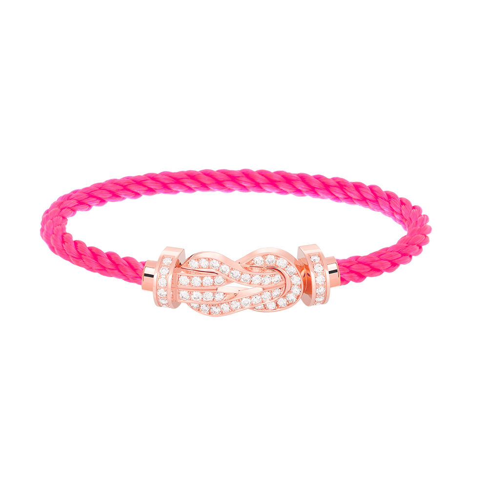 [Mystic]CHANCE LARGE 8 FIGURE BUCKLE FULL DIAMOND BRACELET ROSE GOLD