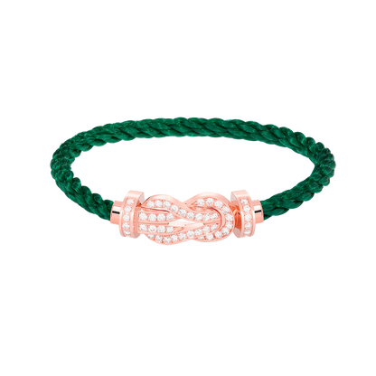 [Mystic]CHANCE LARGE 8 FIGURE BUCKLE FULL DIAMOND BRACELET ROSE GOLD