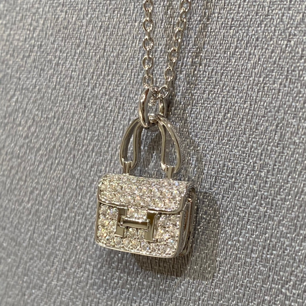 [Mystic]CONSTANCE PEDANT DIAMOND NECKLACE