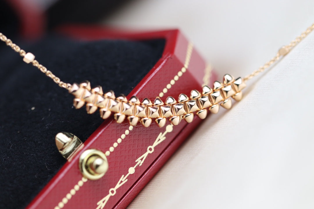 [Mystic]CLASH PINK GOLD NECKLACE
