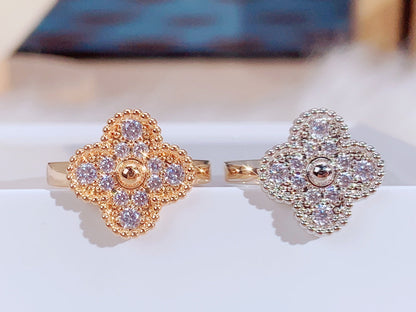 [Mystic]CLOVER DIAMOND RING