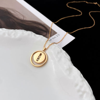 [Mystic ]Mystic MOVE MOP PINK GOLD NECKLACE