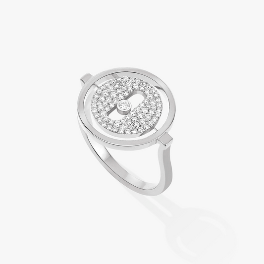 [Mystic ]Mystic MOVE PAVED SILVER DIAMOND RING