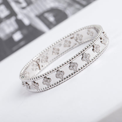 Mysitc CLOVER BRACELET 8MM DIAMONDS