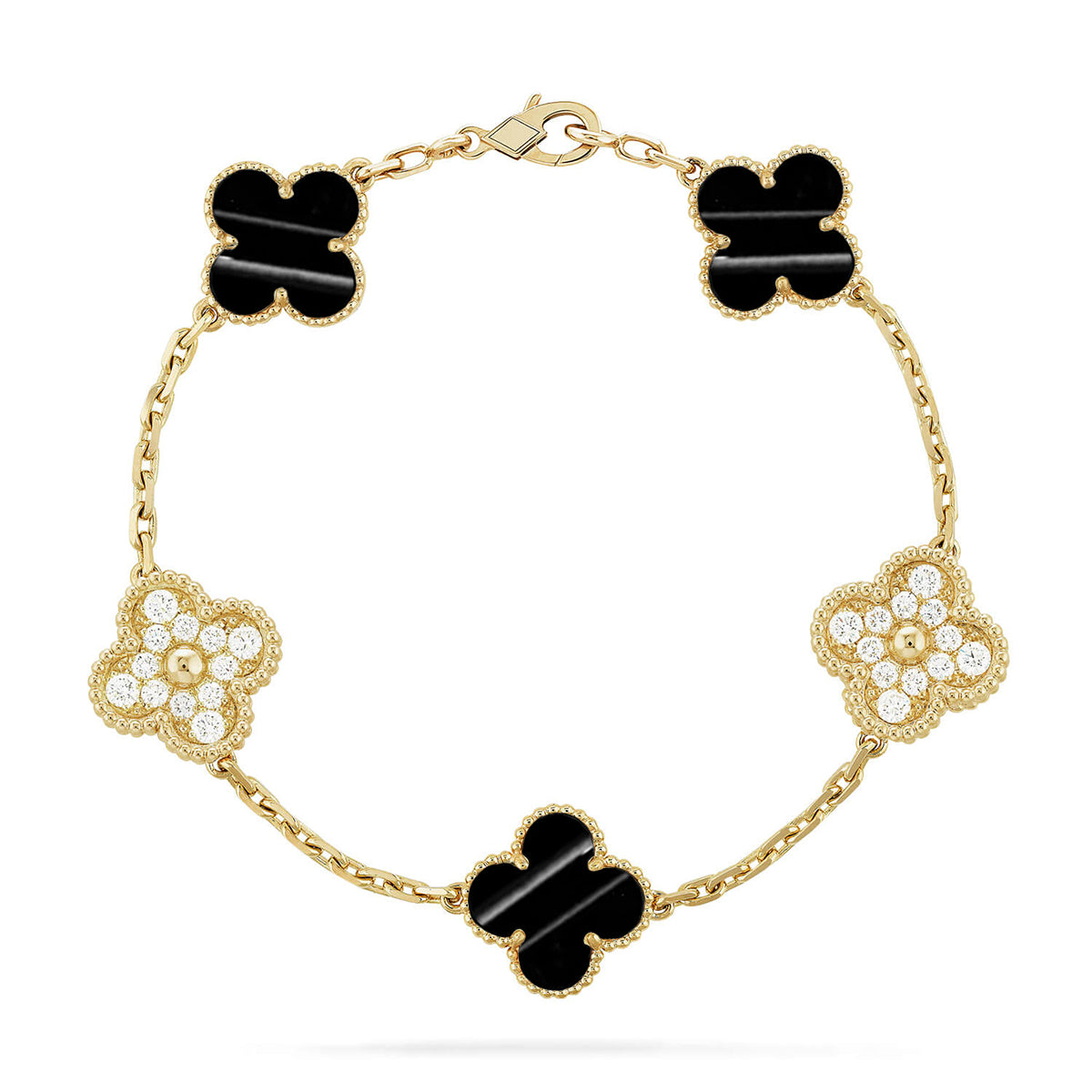 [Mystic] CLOVER 5 MOTIF PULSAR STONE BRACELET COLLECTION