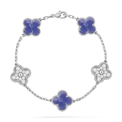 [Mystic]CLOVER 5 MOTIF BLUE VEINS BRACELET COLLECTION