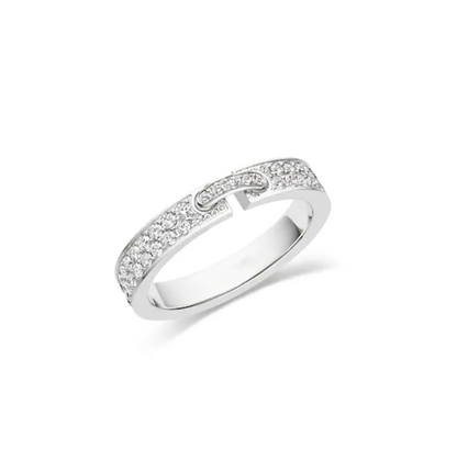 [Mystic]ALLIANCE LIENS VIDENCE PAVED DIAMOND 4MM RING