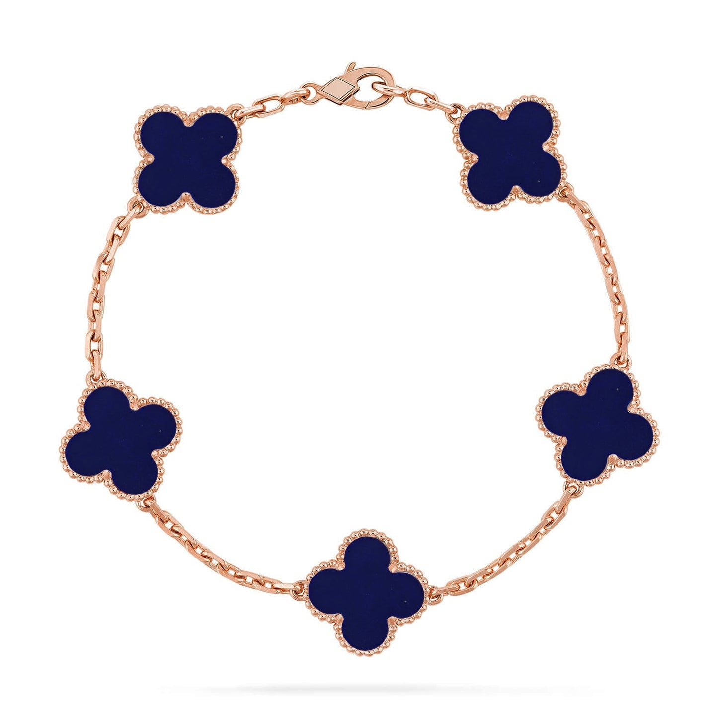 [Mystic]CLOVER 5 MOTIF LAPIS LAZULI BRACELET COLLECTION