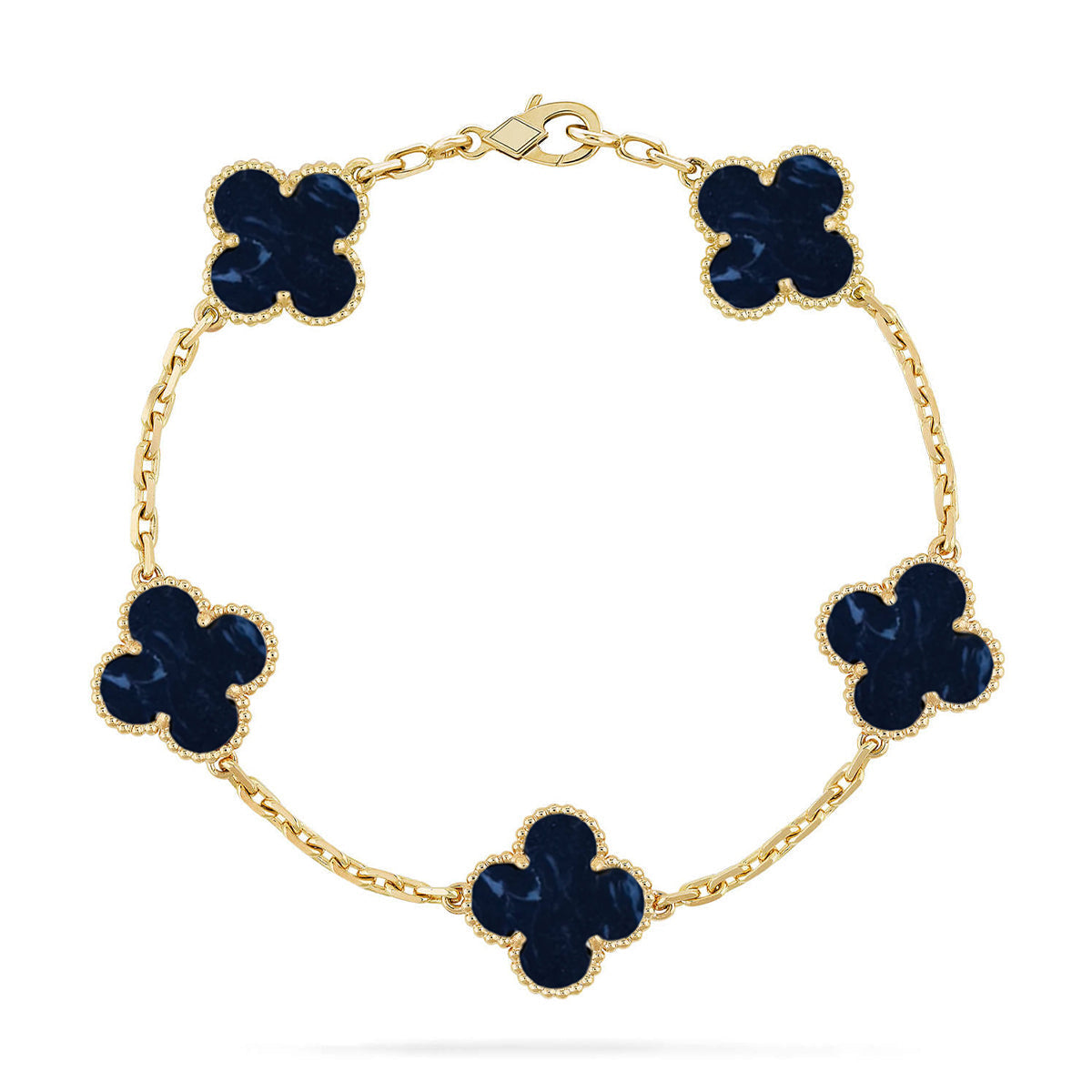 [Mystic]CLOVER 5 MOTIF PIETERSITE BRACELET COLLECTION