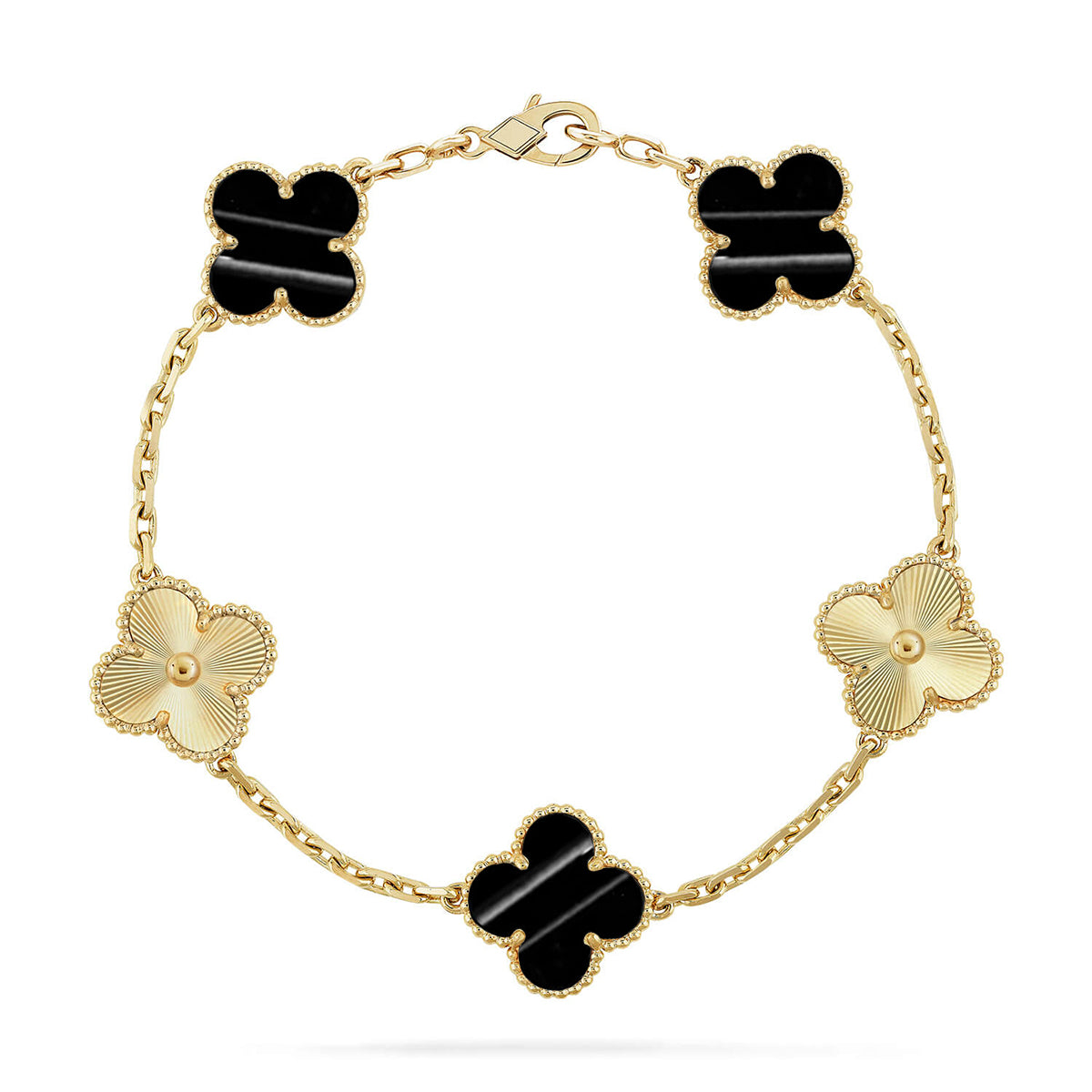 [Mystic] CLOVER 5 MOTIF PULSAR STONE BRACELET COLLECTION