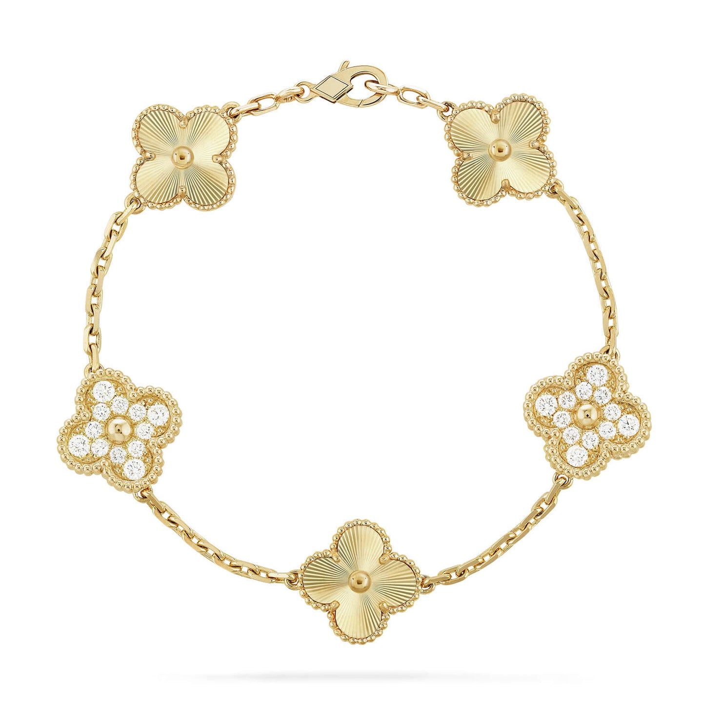 [Mystic] CLOVER 5 MOTIF LASER BRACELET COLLECTION