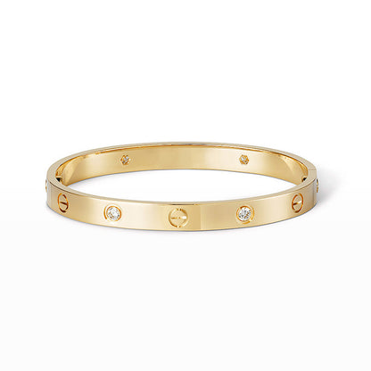 [Mystic]LOVE BRACELET 6.1MM 4 DIAMONDS