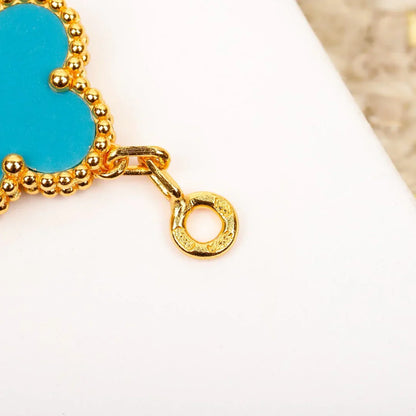 [Mystic] CLOVER 5 MOTIF TURQUOISE BRACELET COLLECTION