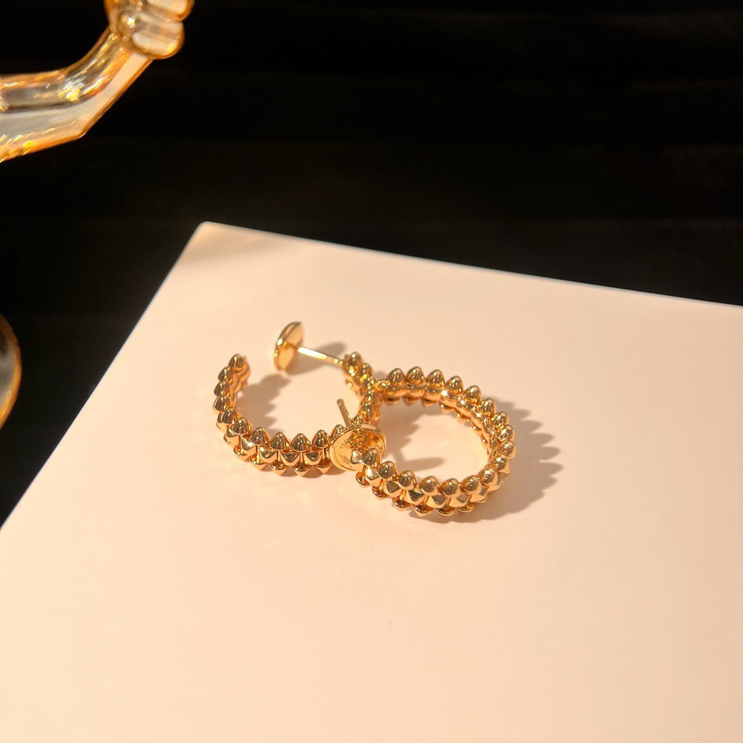 [Mystic]CLASH SMALL HOOP EARRINGS