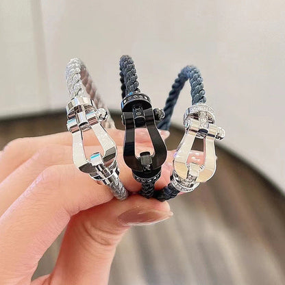 [Mystic]FORCE LARGE HORSESHOE NO DIAMOND BRACELET ROSE GOLD