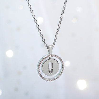 [Mystic ]Mystic MOVE PM NECKLACE SILVER DIAMOND