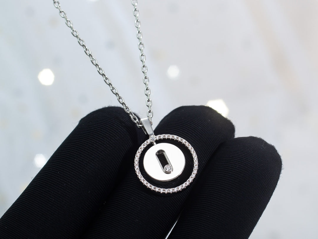 [Mystic ]Mystic MOVE PM NECKLACE SILVER DIAMOND