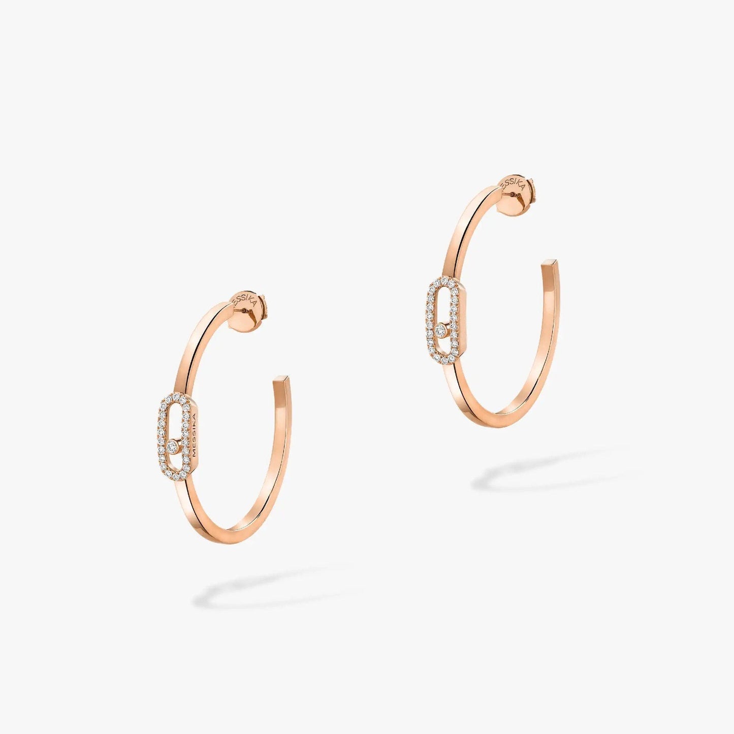 [Mystic ]CREOLES MOVE UNO PM DIAMOND EARRINGS