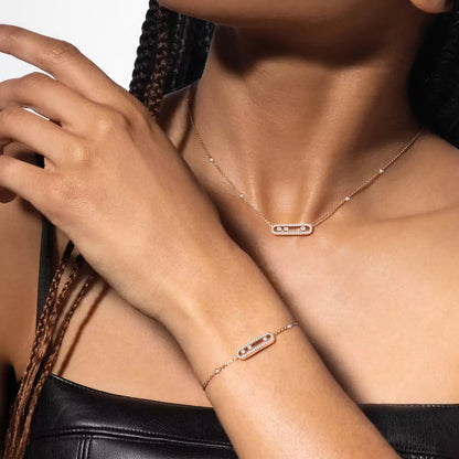 [Mystic ]Pavé Baby Move Diamond Bracelet