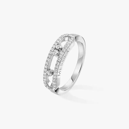 [Mystic ] Baby Move Gold Diamond Pave_ Ring