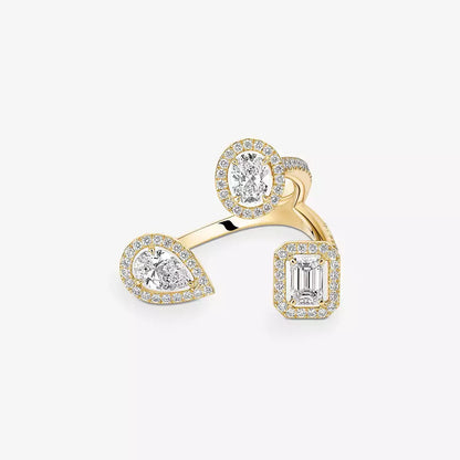 [[Mystic ] Diamond Ring 0,25ct My Twin Trilogy