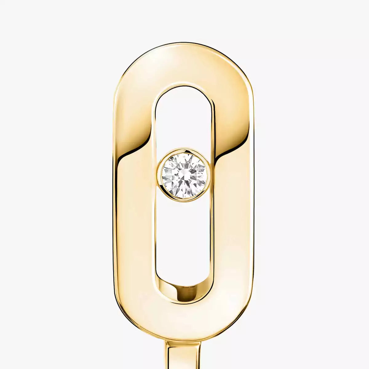 [Mystic ]Diamond Mini Hoop Earrings Move Classique