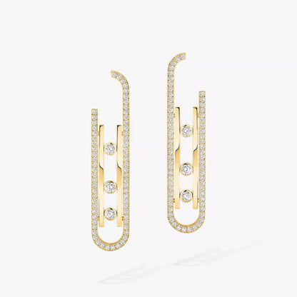 [Mystic ]Diamond Pendant Earrings Move 10Th