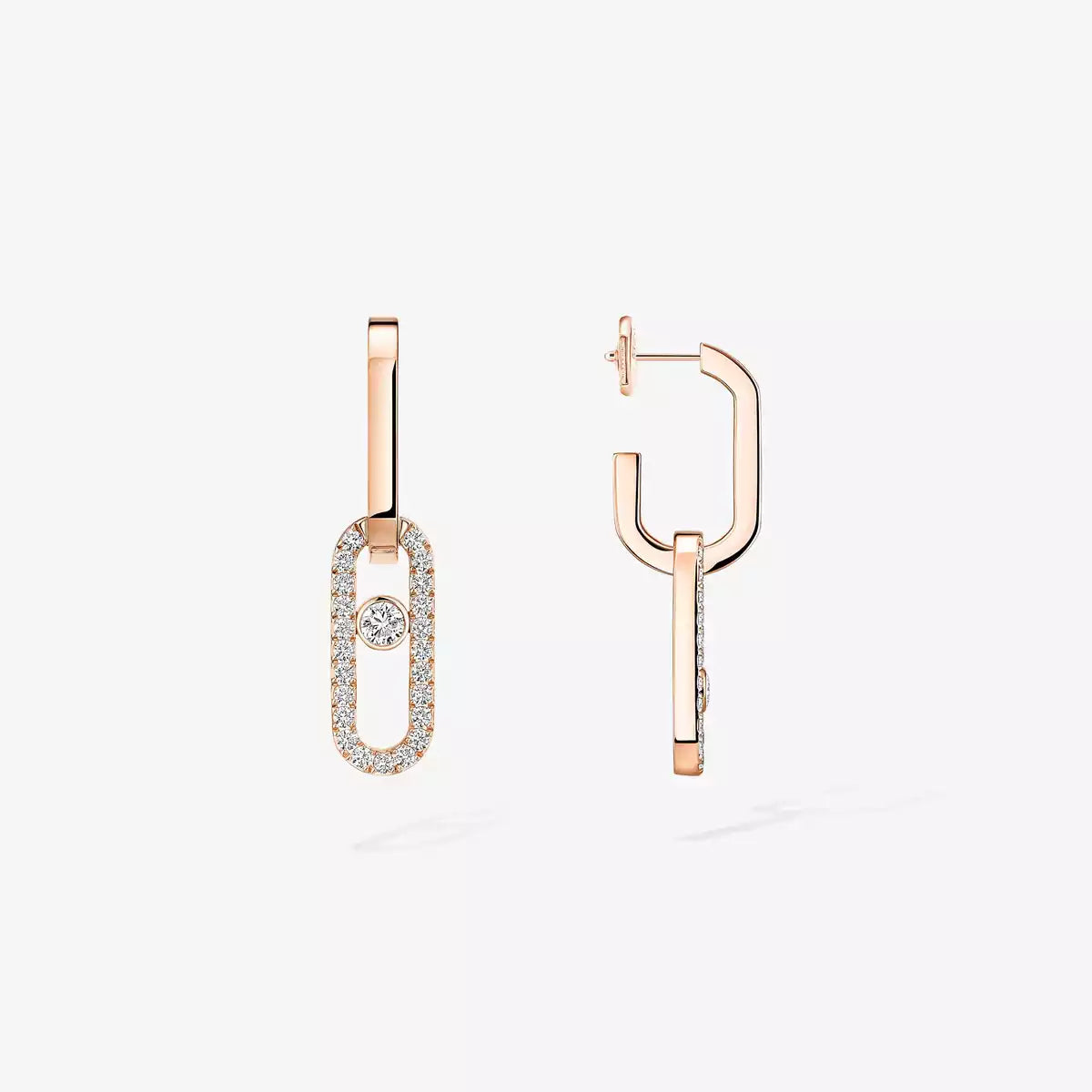 [Mystic ]Move Link Diamond Earrings