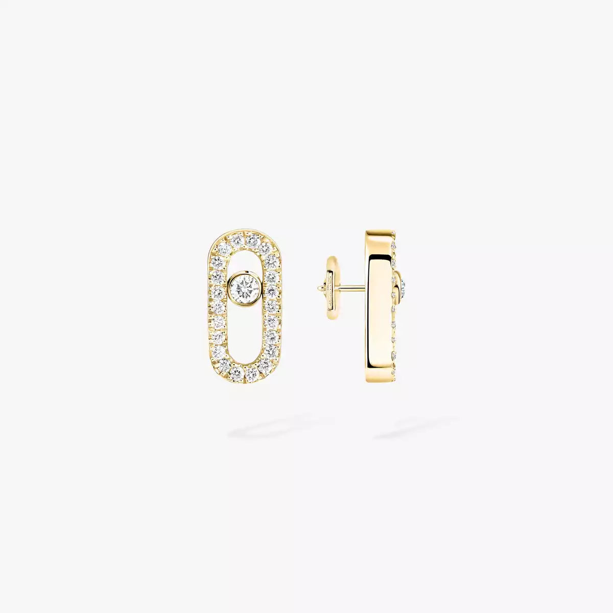 [Mystic ]Move Uno Diamond Earrings