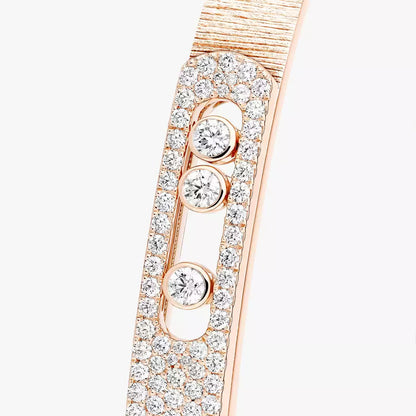 [Mystic ]Move Noa Ciselé half pavé bangle