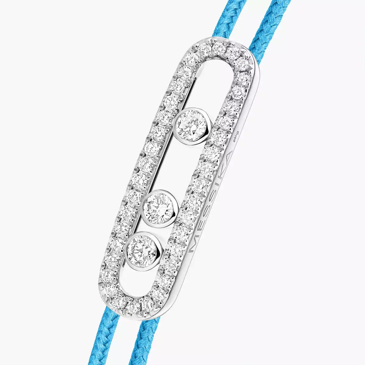[Mystic ]MK Care(s) pink cord pavé bracelet
