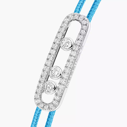 [Mystic ]MK Care(s) pink cord pavé bracelet