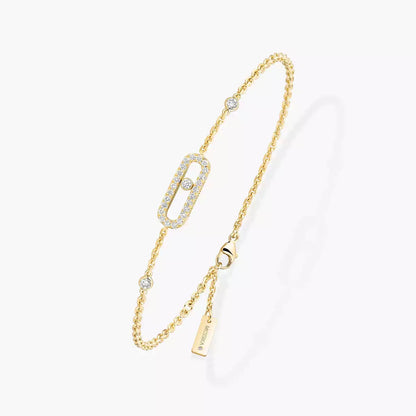 [Mystic ]Move Uno Diamond Bracelet