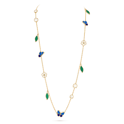 [Mysitc ] 26 NEW CLOVER 15 MOTIFS LUCKY NECKLACE